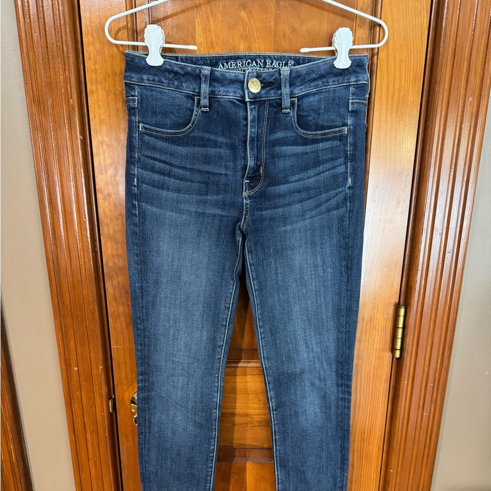Women's American Eagle Blue Denim Jeggings